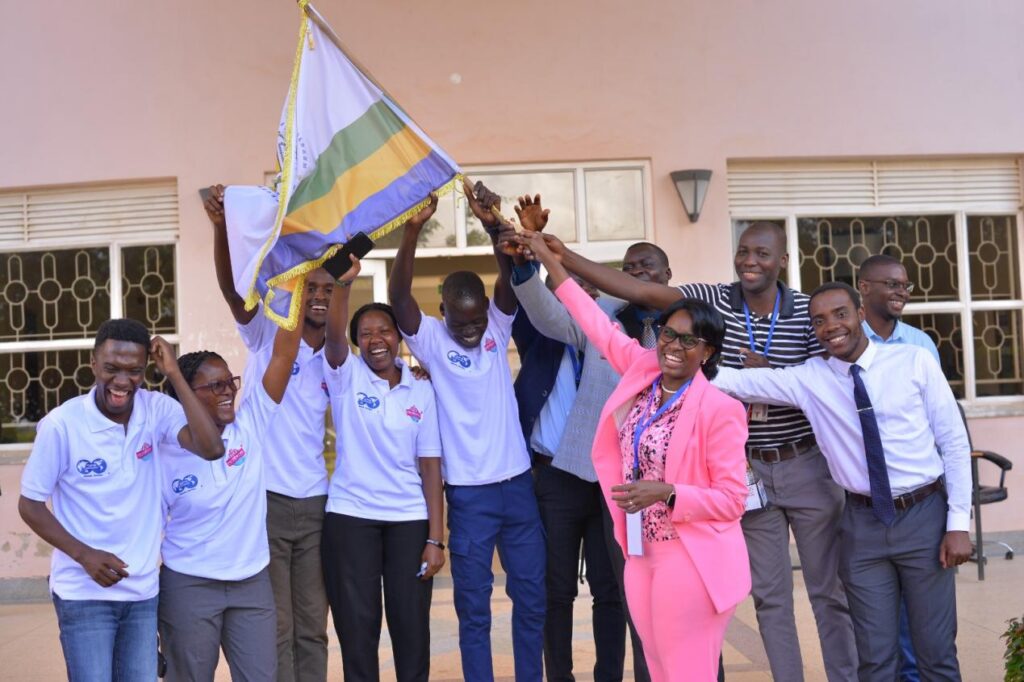 Succeed we MUST: Waving the flag, the champions Vice Chancellor Dean -FAST Patron MUST Petroleum Association, President Engineering Association MUST 