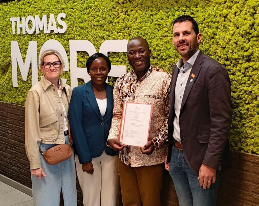 L-R: Tinne Van Echelpoel, Ms.Sheila Niinye Twinamatsiko, Dr. Fred Kaggwa and Prof. Stijn Coenen