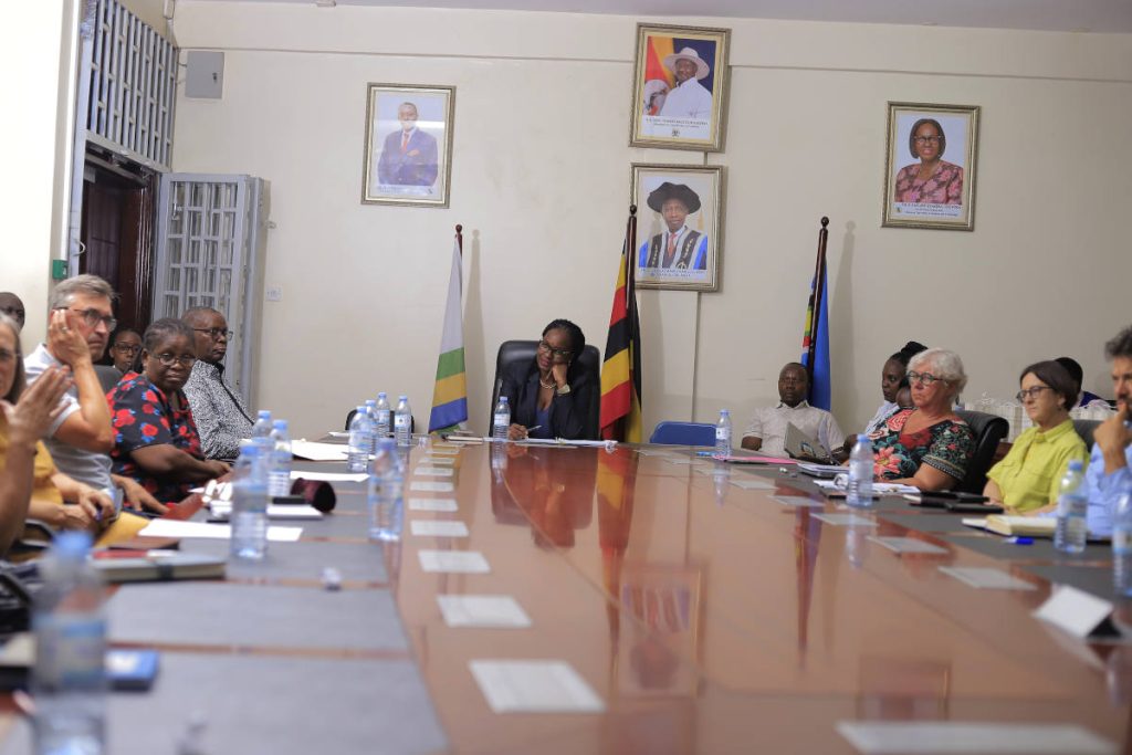 Prof. Pauline Byakika-Kibwika moderating a team-matching-making session