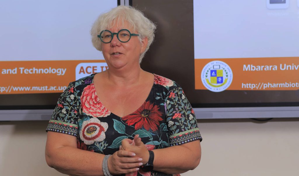 Prof. Van Herreweghe, Vice Rector, Ghent University giving a presentation