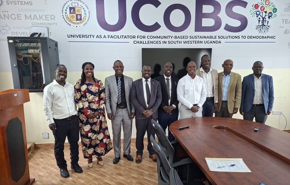 Examiners and students after the Master of Public Health Defence