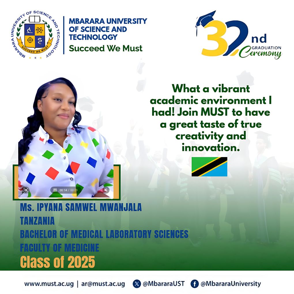 Ms. Ipyana Samwel Mwanjala, Tanzania, Bachelor of Medical Laboratory Science, Faculty of Science