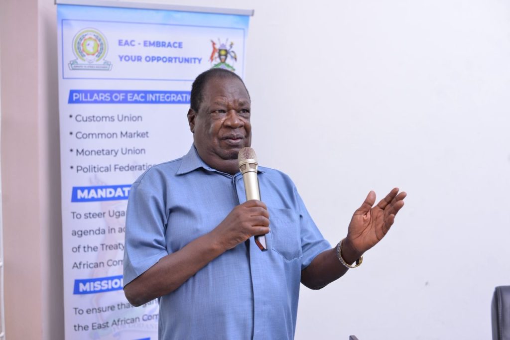 Hon. Ikeuya Magodi sharing with the MUST community