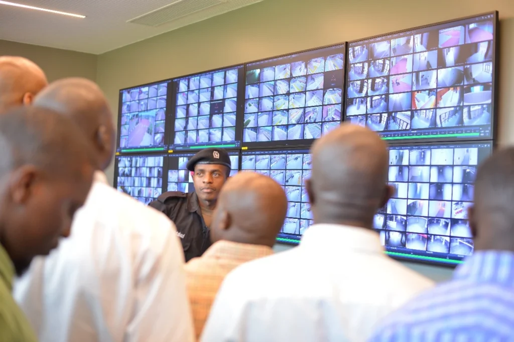 high-tech control room