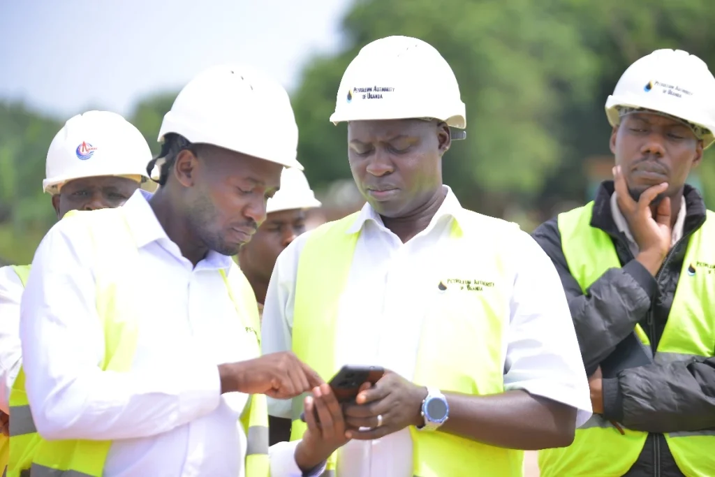 L&R: Eng. William Wasswa (PhD) HoD Biomedical Engineering with Eng. Johnes Obungoloch Dean Faculty of Applied Sciences and Technology