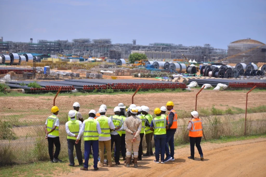 Industrial park and the Construction CPF for the tilenga project