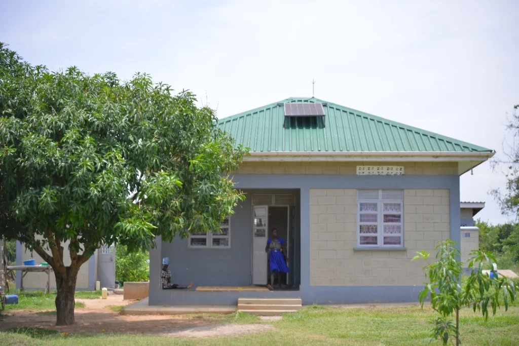New house from the resettlement project