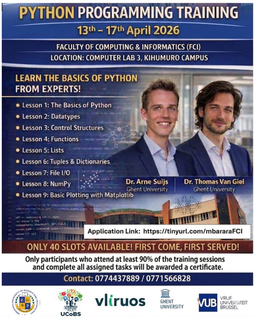 Python Training,13-17 April 2026