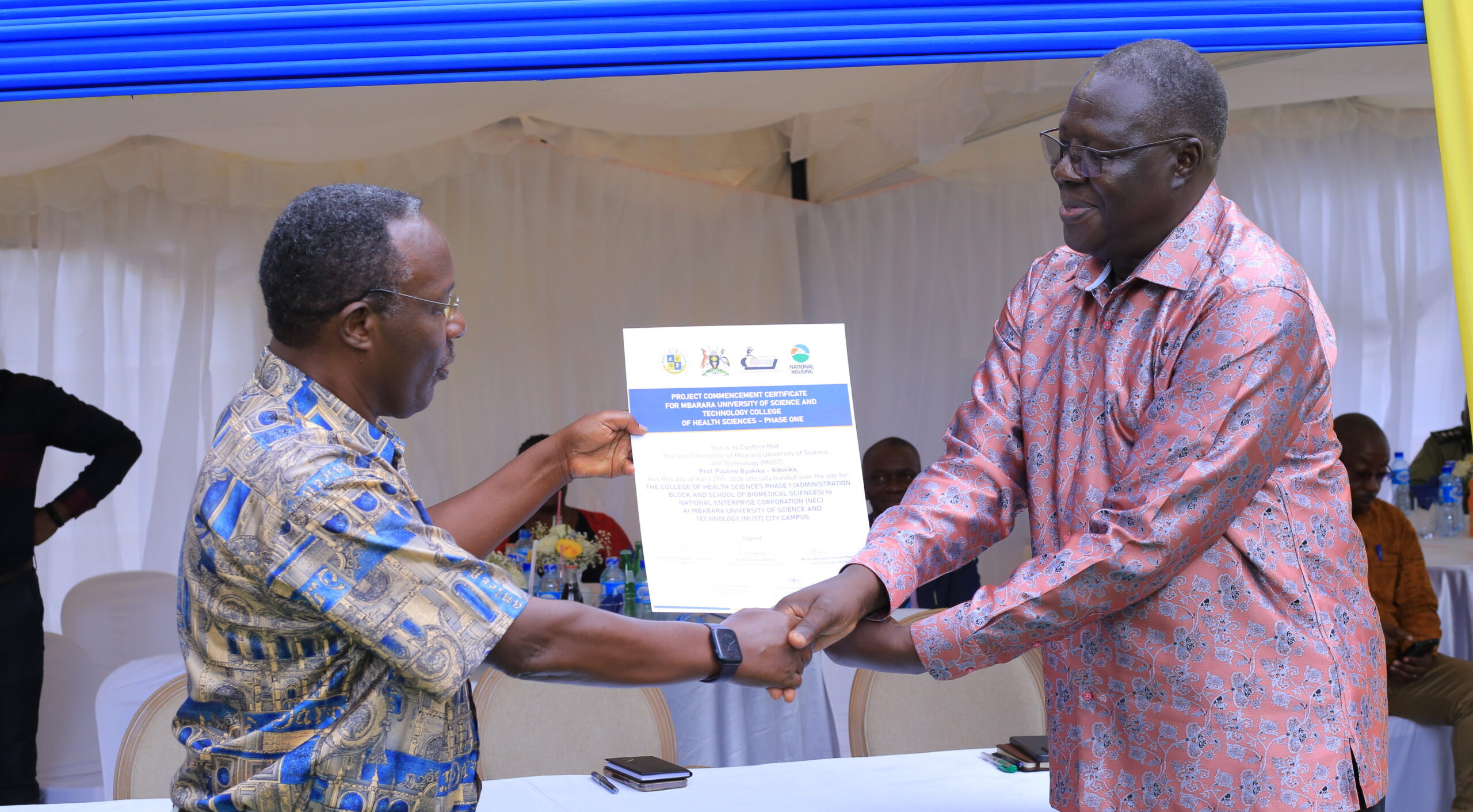 MUST hands over site for the College of Health Sciences